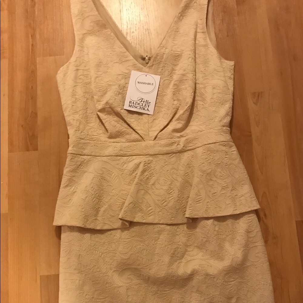 Badgley Mischka sleeveless dress